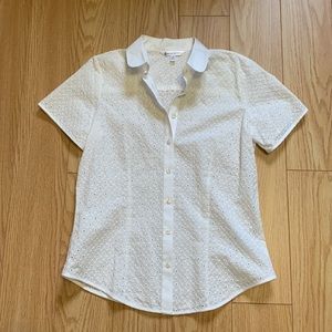 NWOT Brooks Brothers collared white fitted shirt